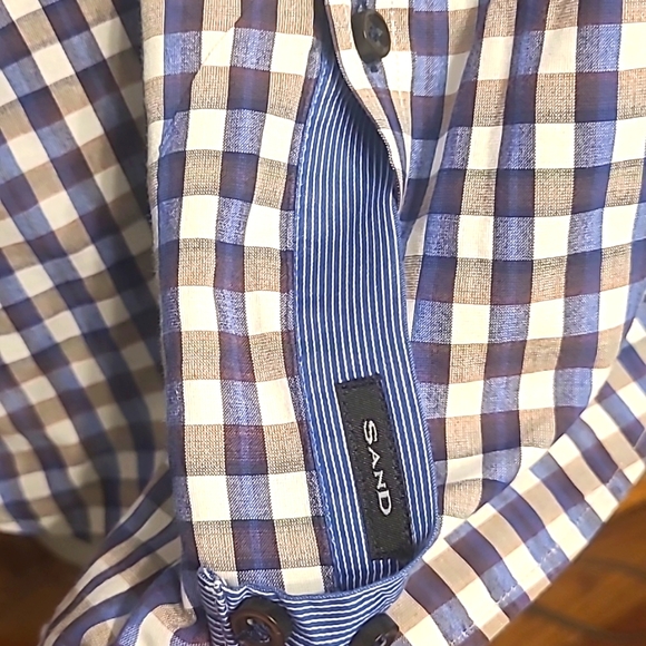 Sand Men's Long Sleeve Shirt - Picture 4 of 4